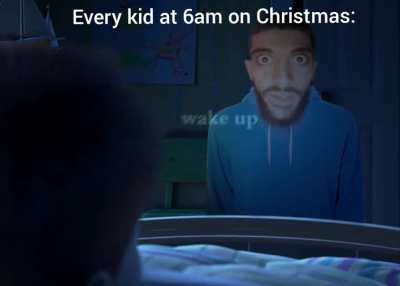le santa has arrived
