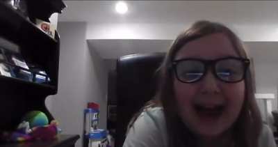[Child Laughter] Teacher pretends to fart during Zoom class