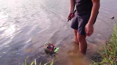 I Made a Watermelon Boat