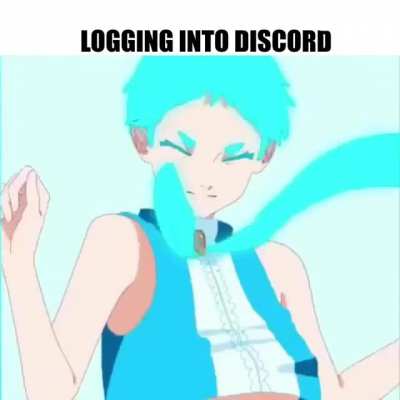 logging into discord