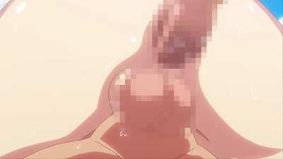 DP and creampies while at the beach