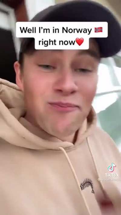 He's not in Sweden