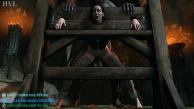 Yennefer getting pounded (HVL) [The Witcher]
