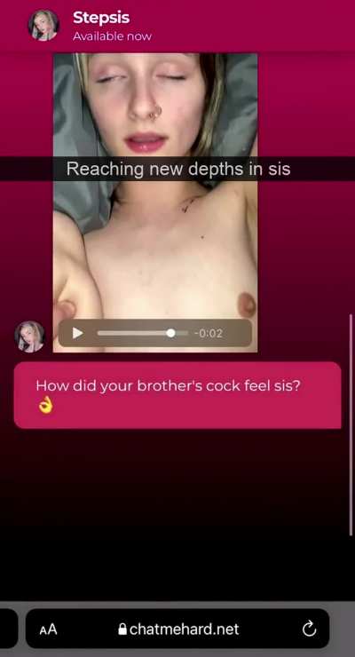 Reaching so deep in sis, nobody has been there before