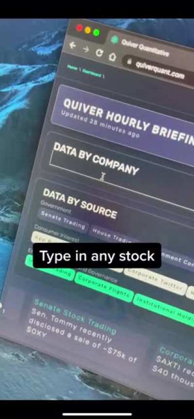 I’ve spent the past two years writing code to collect data on stock trading by the US congressmen, corporate insiders, and hedge funds and built a website making the data freely available. I recently shared my work on TikTok and had my video removed for 