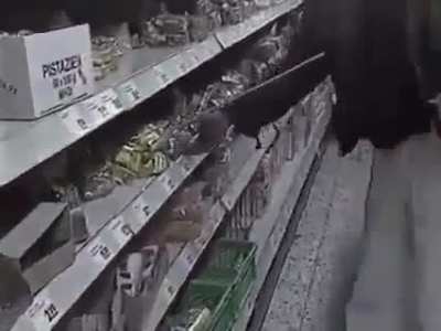 Just a man hunting for his food