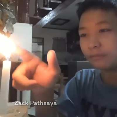 Imma just gonna burn my finger