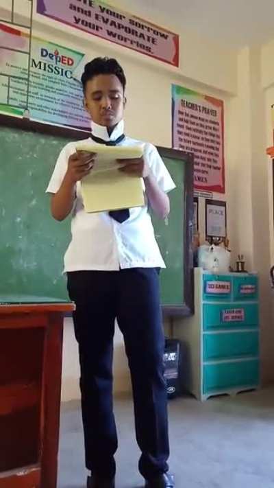 ENTERTAINMENT SPEECH
