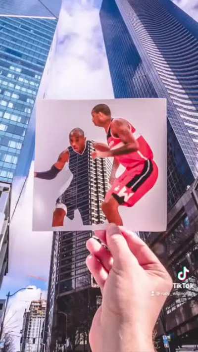 75 cutouts, hundreds of photos, and days of editing later, my ode to Kobe is complete.