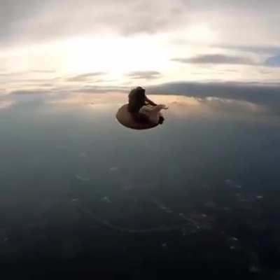 Never fear Air Cowboy is here to stop that incoming asteroid!