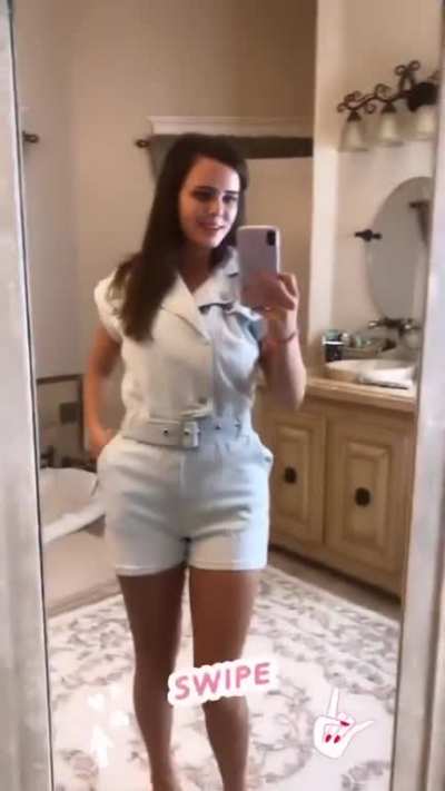 Denim Romper