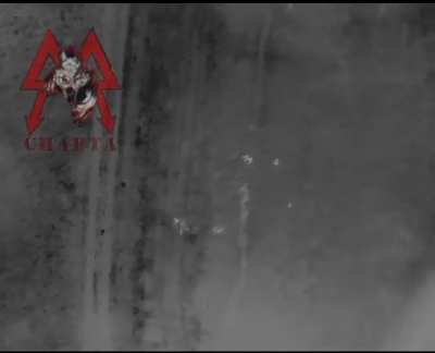 RU POV DPR ‘Sparta’ battalion drone drops a munition into a group of Ukrainian soldiers at night. Near Opytne, uploaded today.