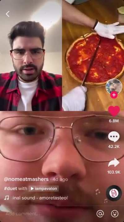 Chicago deep dish pizza