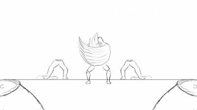 Beyblade titan. Quick animation based from my friend u/Yuyuyuan_draw’s titan headcanon.