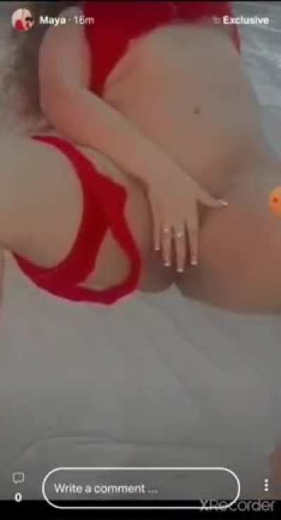 Live video of maya diba show off her pussy