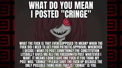 Chara does not care if you think their post was 