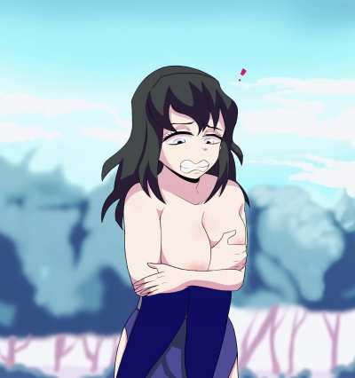 Suma had a wardrobe malfunction or Zenitsu is that fast. (Scrabble007)