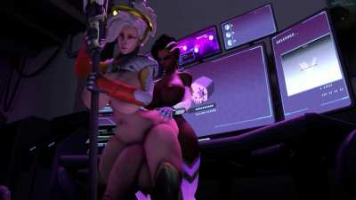 Sombra fuck Mercy (heis<wbr>enbur<wbr>ger52 ) [overwatch]