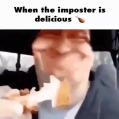 When the imposter is delicious 😁🍗🍽