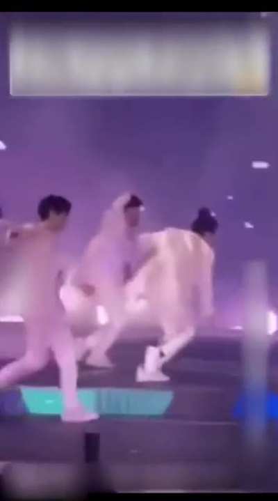 Dancing to the beat under the concern lights