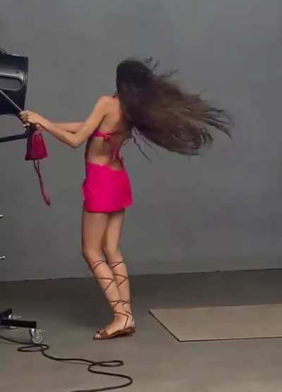 Valentino campaign behind the scenes