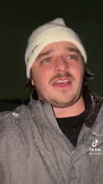 This is what happens when you don’t get out of the way of someone sledding