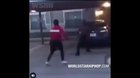Tiny dick over here pulls out a gun and shoots at a dude who knocked out his friend