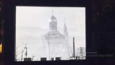 ru pov: Russian tank firing (tank gun fired) laser guided missile