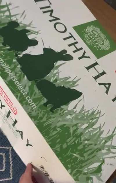 Found something really strange in my box of hay. Definitely hoping for a refund