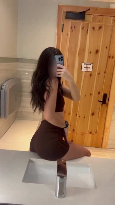 Would you let me wear revealing clothes if I was your gym wife? [F]