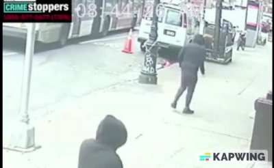 Disturbing video shows unsuspecting NYC man hit in the head with a baseball bat.