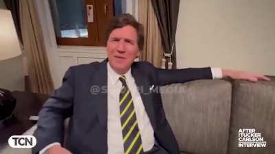  Tucker Carlson after the interview: You have to be an idiot to think that Russia is an expansionist power, it is already huge, it doesn’t need more territories”.