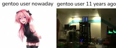 I use debian btw