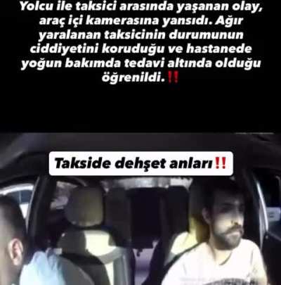 Taksici müşteriyi istediği yere götür<wbr>meyec<wbr>eğini söylü<wbr>yor.
<wbr>
Müşt<wbr>eri de o zaman para vermem diyor<wbr>.

Ta<wbr>ksici ters yöne gidiy<wbr>or.

<wbr>Müşte<wbr>ri özür dileyip, parasını uzatı<wbr>yor.
<wbr>
Taks<wbr>ici parayı almıyor ve adamı darp etme niyetindeyken yanlış adam bulaş<wbr>tığın<wbr>ı anlıyor