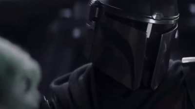 The Mandalorian hallway scene (starring Star Wars Kid)
