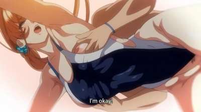 Amazing hentai sex in the bathroom stall