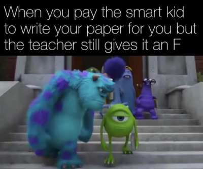 I guess I better do my own work next time