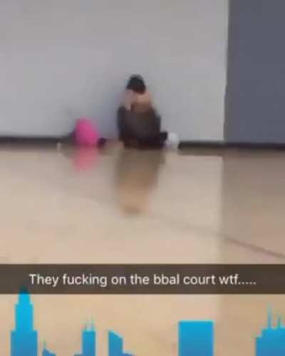 Fucking on the basketball court