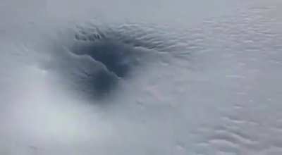 I can walk in snow but realized a hole