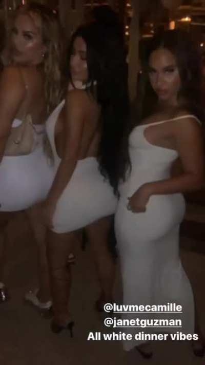 All white dinner