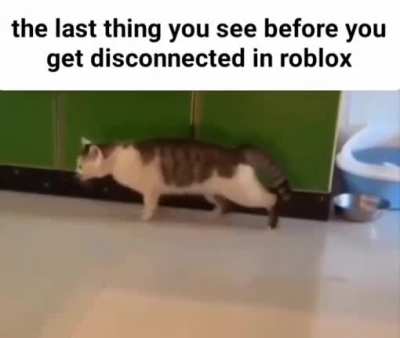 he disconnected