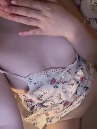 I'm home alone touching myself, wanna come over?