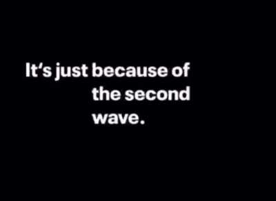 It's just...