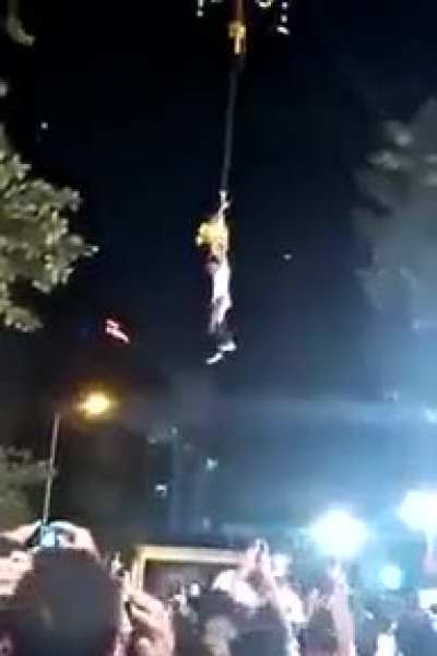 There was no God that night