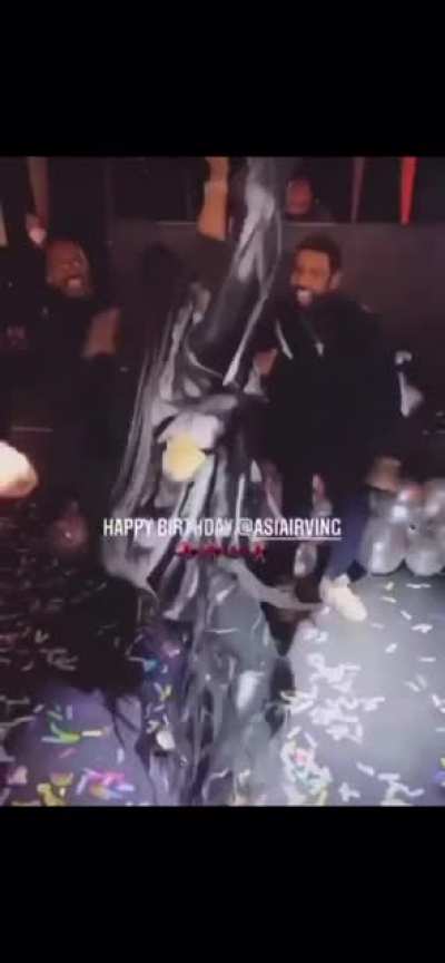 I think it’s hard to say that Kyrie’s really going through it when this is what he was up to on Sunday. Maybe I’m wrong but transparency would be good right now