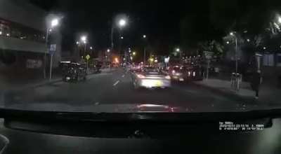 Mustang drivers are idiots everywhere, not just America. Multiple hit & run
