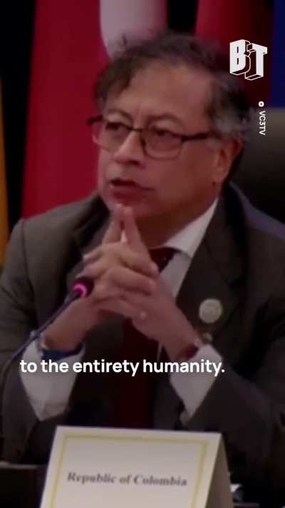 “They support dropping bombs on people because they want to teach a lesson to all of humanity.” President of Colombia Gustavo Petro warned that the US and the EU’s support of genocide in Gaza represents a danger to any country in the Global South that dar
