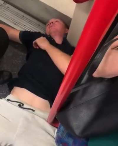 Racist guy was harassing these gentlemen on the subway. It didn’t end well for him