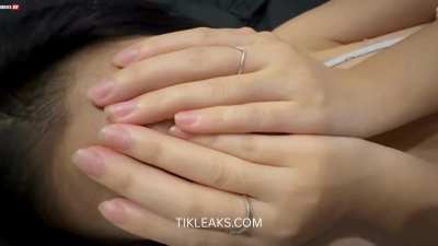 Shy Asian Girl Cover Her Face, But Her Body Betrays