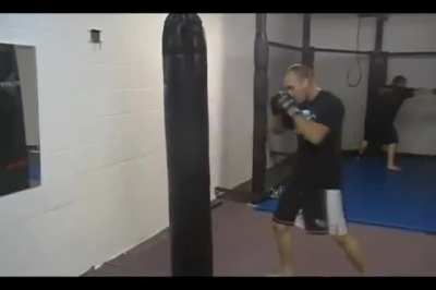 HMB while I Superman punch
